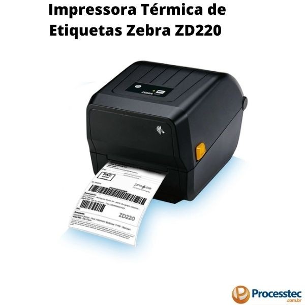 Conheça A Impressora De Etiquetas Zebra Zd220 Processtec 4223